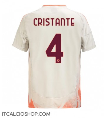 AS Roma Bryan Cristante #4 Seconda Maglia 2024-25 Manica Corta